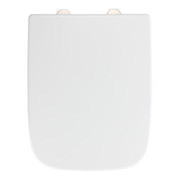 WENKO 24334100-WC sedadlo EXCLUSIVE 46,5 x 37 cm biela/strieborná