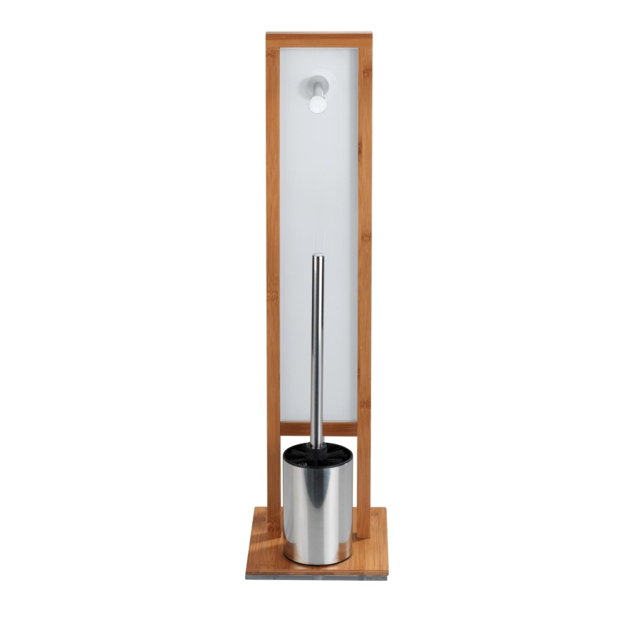 WENKO 24391100 - WC kefa RIVALTA 18x70 cm hnedá/biela/čierna