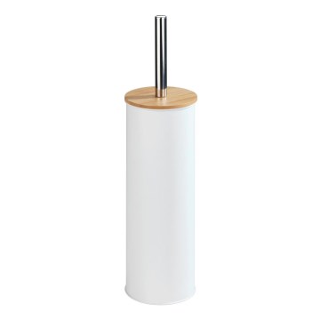 WENKO 24393100 - WC kefa TORTONA 9,5x38,5 cm biela/hnedá