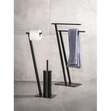 WENKO 24396100 - Stojan na uteráky LIRIO 20x40 cm čierny