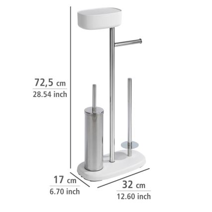 WENKO 24420100 - WC súprava RIVAZZA 17x72,5 cm biela