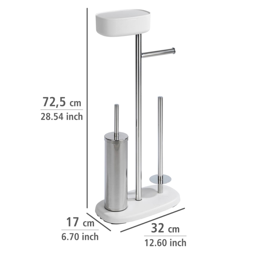 WENKO 24420100 - WC súprava RIVAZZA 17x72,5 cm biela