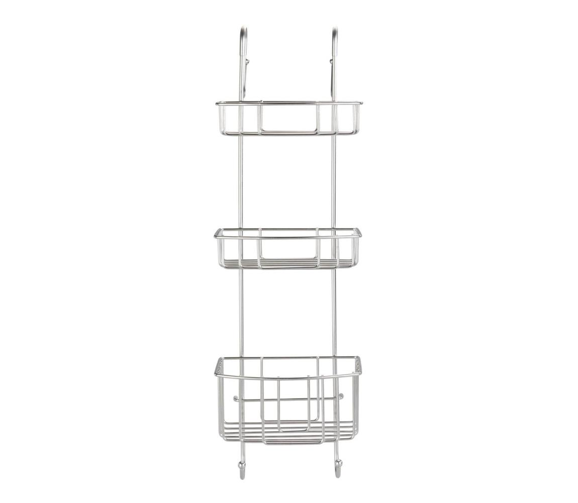 WENKO 24422100 - Polica OLESI 22,5x70 cm nerez/strieborná 24422100