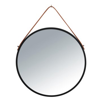 WENKO 24424100 - Zrkadlo BORRONE 40x40 cm čierna/strieborná