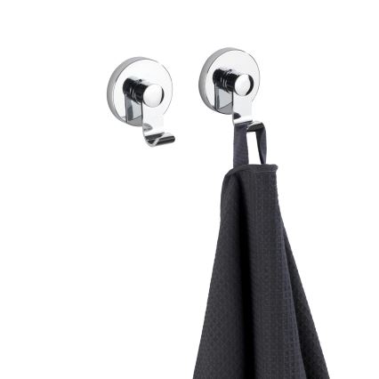 WENKO 24466100-Háčik VACUUM-LOC 6x7 cm lesklý chróm