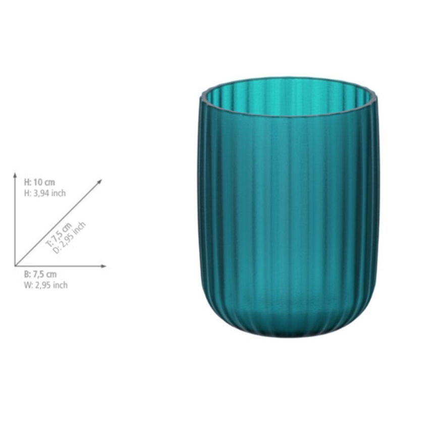 WENKO 24479100 - Pohárik AGROPOLI 7,5x10 cm tyrkysový
