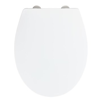 WENKO 24516100-WC WC sedadlo 300/350 KG 37x44,5 cm biela/strieborná