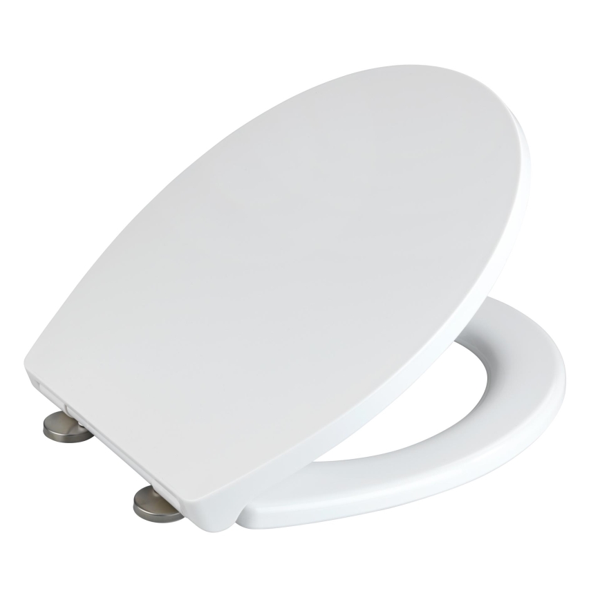 WENKO 24516100-WC WC sedadlo 300/350 KG 37x44,5 cm biela/strieborná
