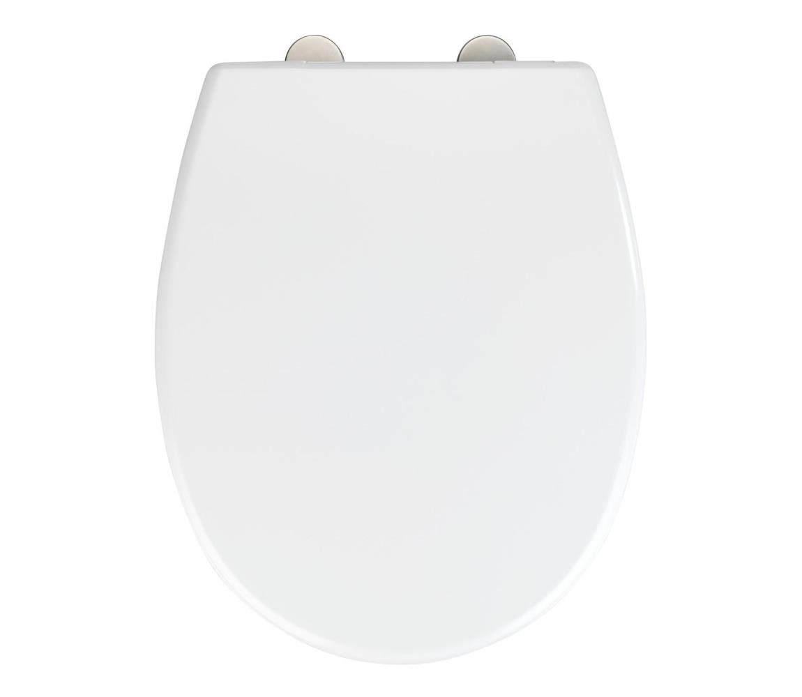 WENKO 24571100-WC sedadlo VORNO NEO 46x37 cm biele/strieborné 24571100
