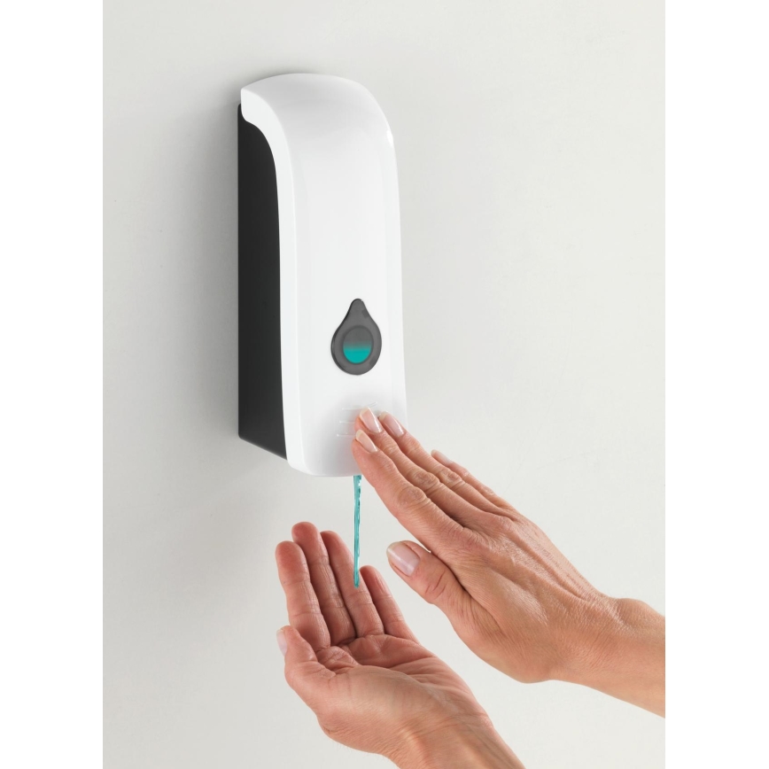 WENKO 24588100-Dávkovač mydla RANERA 740 ml biela/čierna