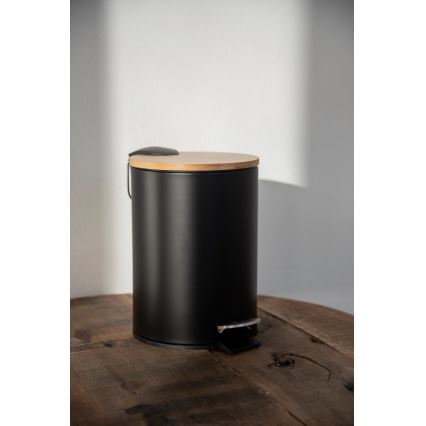 WENKO 24696100 - Kôš TORTONA 17x21 cm čierna/hnedá