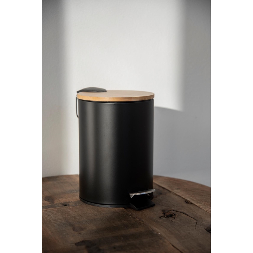 WENKO 24696100 - Kôš TORTONA 17x21 cm čierna/hnedá