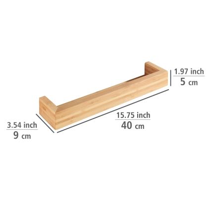 WENKO 24743100 - Stojan BAMBUSA 40x9 cm hnedá