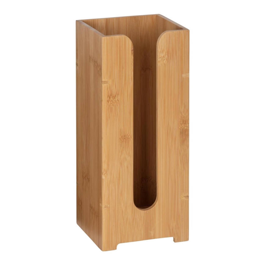 WENKO 24749100 - Držiak na toaletný papier BAMBUSA 15x35,5 cm hnedý