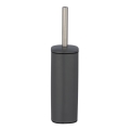 WENKO 24777100 - WC súprava ALASSIO 9,3x39,2 cm nerezová oceľ/šedá