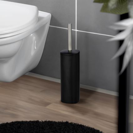 WENKO 24778100 - WC kefa ALASSIO 9,3 x 39,2 cm nerez/čierna