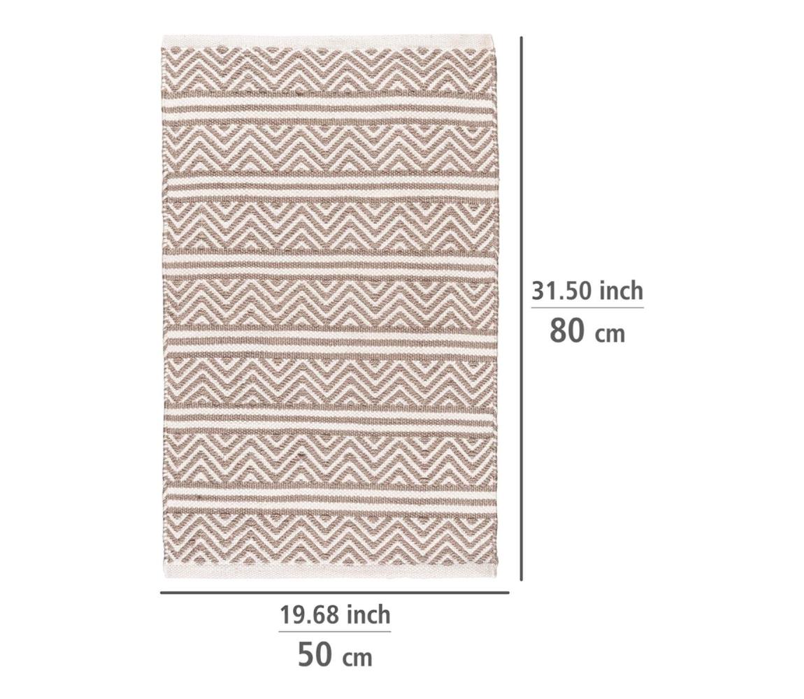 WENKO 24868100-Predložka SHAKI 50x80 cm béžová/biela 24868100