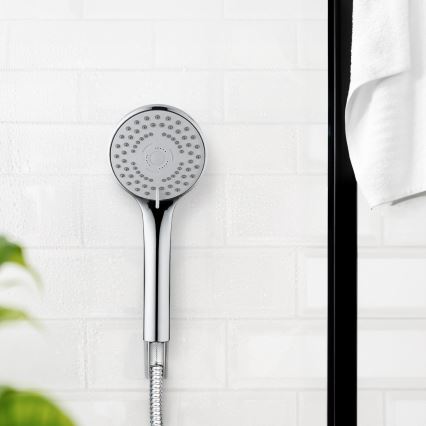 WENKO 24918100 - Sprchová hlavica BASIC LINE 9,5x9,5 cm lesklý chróm/strieborná