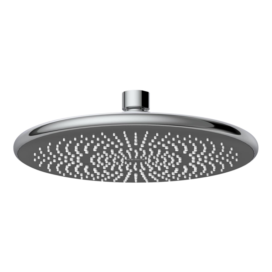 WENKO 24926100 - Sprchová hlavica Systém úspory vody 22,5x22,5 cm lesklý chróm/sivá