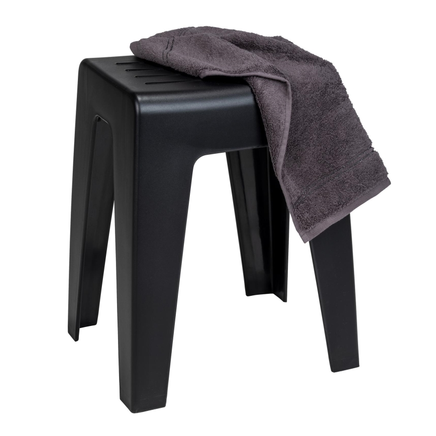 WENKO 25156100 - Stolička KUMBA 38 x 47 cm čierna