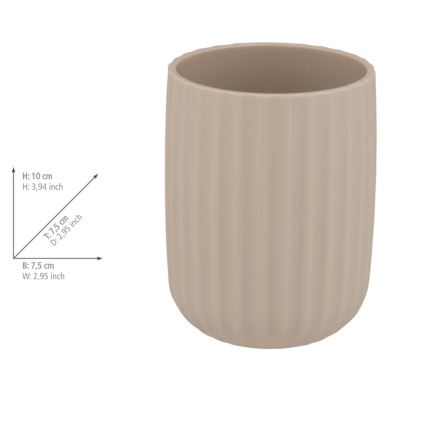 WENKO 25183100 - Kalíšok AGROPOLI 7,5x10 cm béžová
