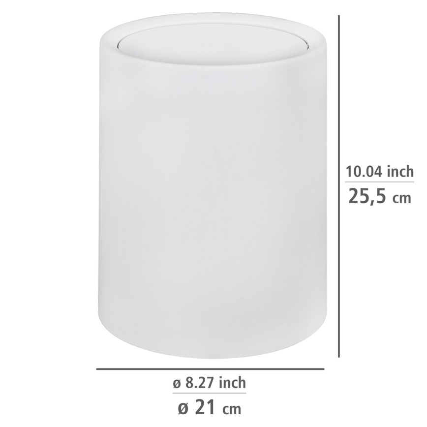 WENKO 25209100 - Kôš ATRI 21x25,5 cm biely