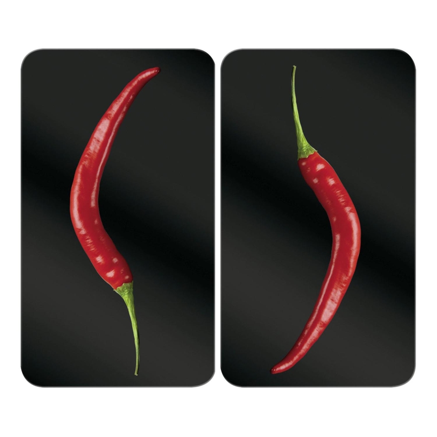 WENKO 2521380100 - Kryt varnej dosky 30x52 cm pestrofarebný/šedý/priehľadný