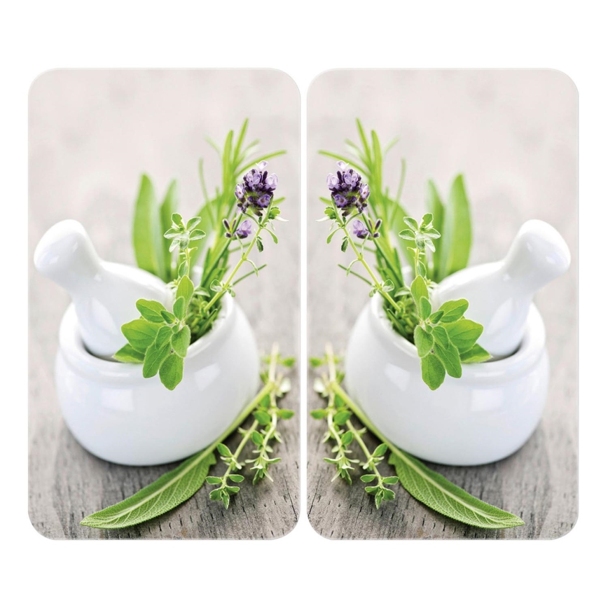 WENKO 2521420100 - Kryt varnej dosky 52x30 cm pestrofarebný/šedý/priehľadný