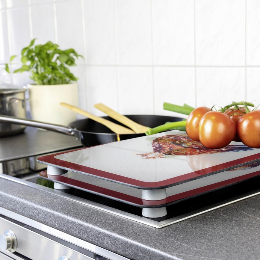 WENKO 2521471500 - Krycia doska ABDECKPLATTE - GRAFIK 30x52 cm pestrofarebná