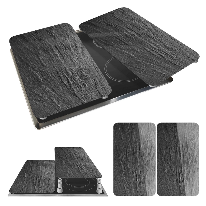 WENKO 2521480100 - Krycia doska 30x52 cm pestrofarebná/šedá/priehľadná