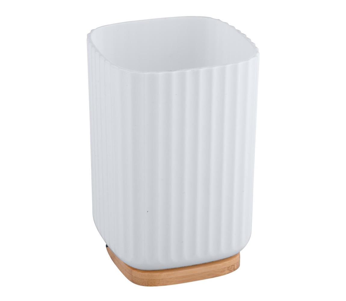 WENKO 25293100 - Pohárik ROTELLO 8,5x11 cm biela/hnedá 25293100