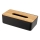 WENKO 25319100 - Kozmetický box ROTELLO 24x12,7 cm čierna/hnedá