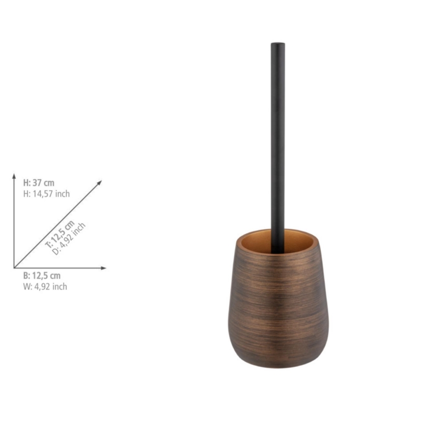 WENKO 25354100 - WC kefa PALENA 12,5x37 cm bronzová