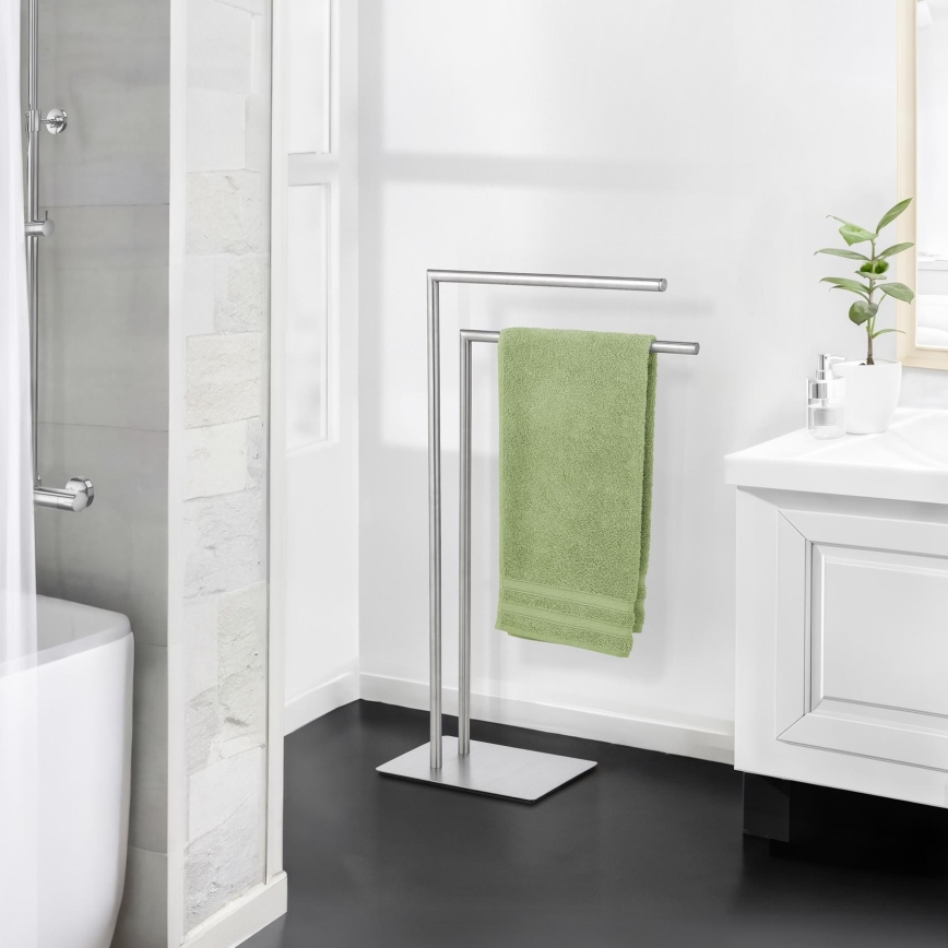 WENKO 25379100 - Stojan na uteráky RECCO 48x80,5 cm satinovaný