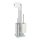 WENKO 25399100 - WC kefa RIVALTA 18x70 cm strieborná/biela/čierna