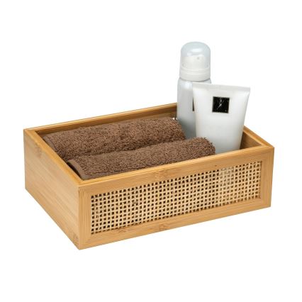 WENKO 25602100 - Podnos do vane ALLEGRE 22x15 cm hnedý