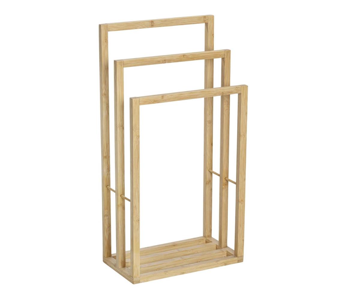 WENKO 25629100 - Stojan na uteráky BAMBUSA 42,5x82 cm hnedá 25629100