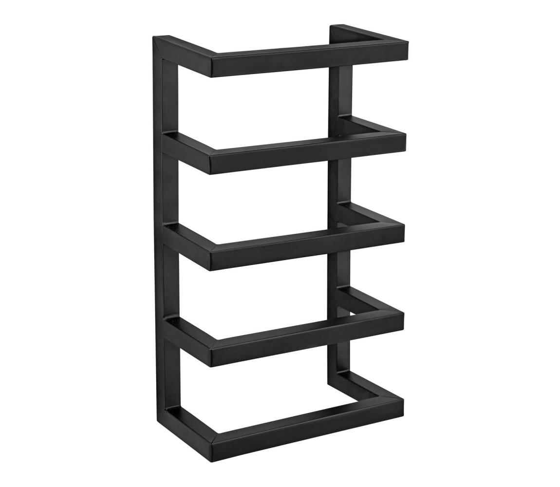 WENKO 25780100 - Stojan na uteráky FONDIRO 24x42 cm čierna 25780100