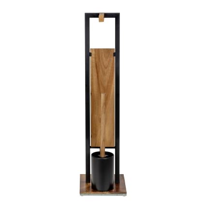 WENKO 25784100 - WC súprava RIVALTA 18x70 cm hnedá/čierna