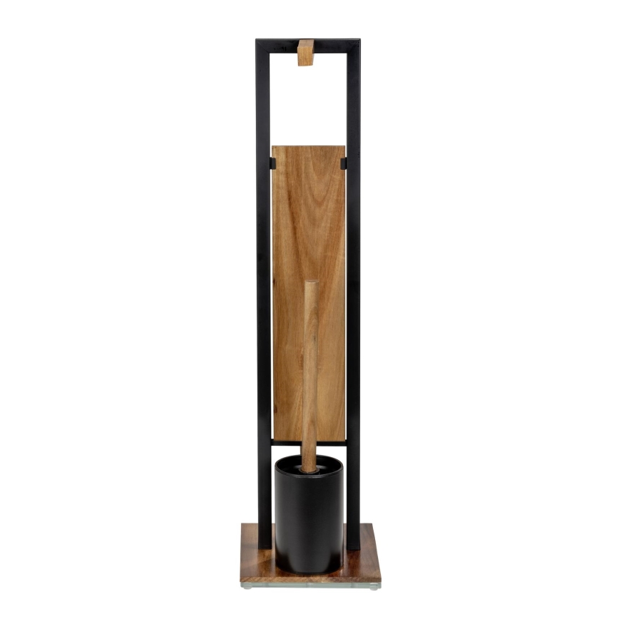WENKO 25784100 - WC súprava RIVALTA 18x70 cm hnedá/čierna