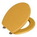 WENKO 25792100 - WC sedátko PRIMA 37x41 cm žlté/strieborné