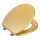 WENKO 26010100 - WC sedátko ALDENO 37x41 cm zlatá/strieborná