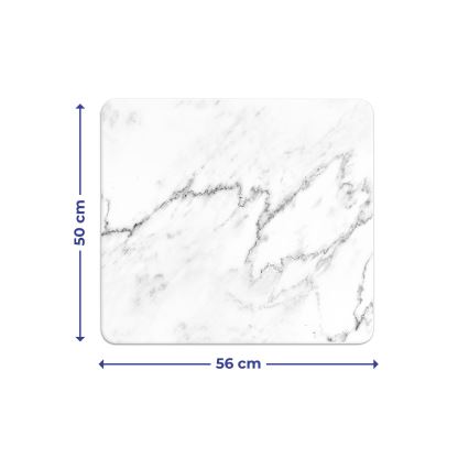 WENKO 2712929500 - Doska ABDECKPLATTE - NEUTRAL 56x50 cm pestrofarebná/priehľadná