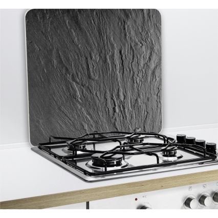 WENKO 2712984500 - Krycia doska ABDECKPLATTE - NEUTRAL 56x50 cm čierna/priehľadná