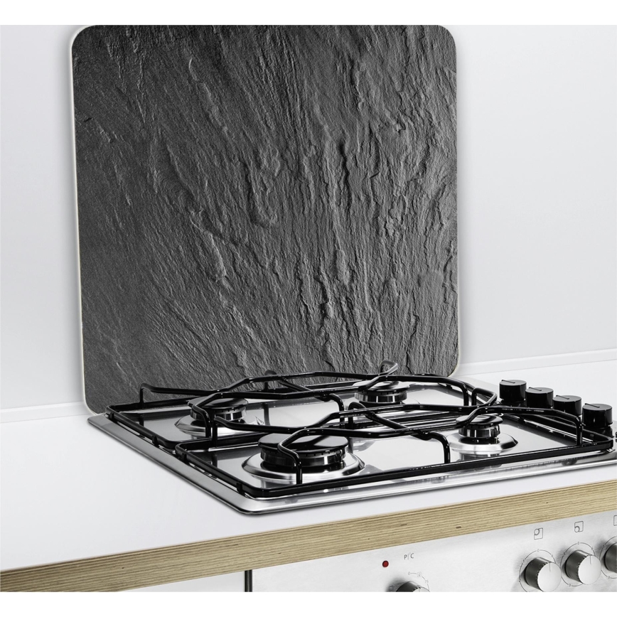 WENKO 2712984500 - Krycia doska ABDECKPLATTE - NEUTRAL 56x50 cm čierna/priehľadná