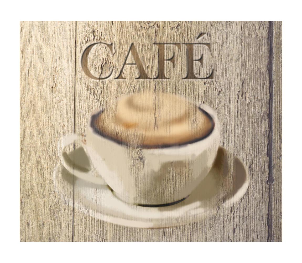 WENKO 2713600100 - Zástena CAFÉ 60x50 cm pestrofarebná 2713600100