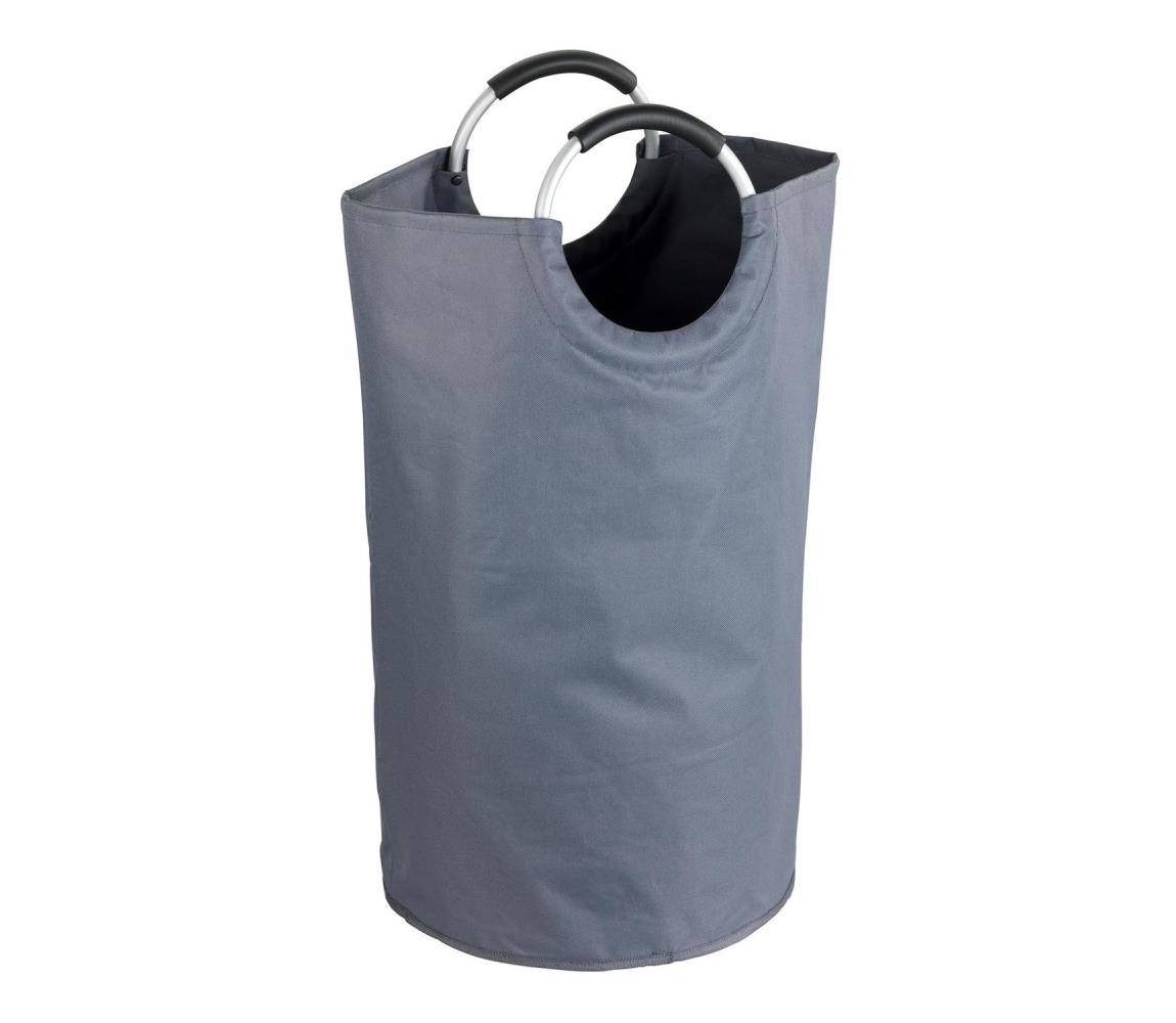 WENKO 3440803100 - Kôš na prádlo JUMBO 38x72 cm antracit/strieborná/čierna 3440803100