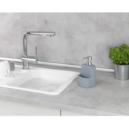 WENKO 3620116100 - Dávkovač mydla FESTIVAL 10x18 cm šedý