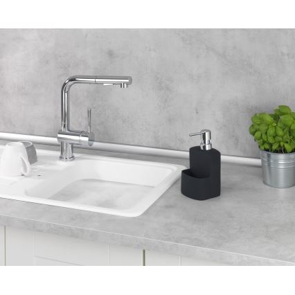 WENKO 3620117800 - Dávkovač mydla FESTIVAL 10x18 cm čierny