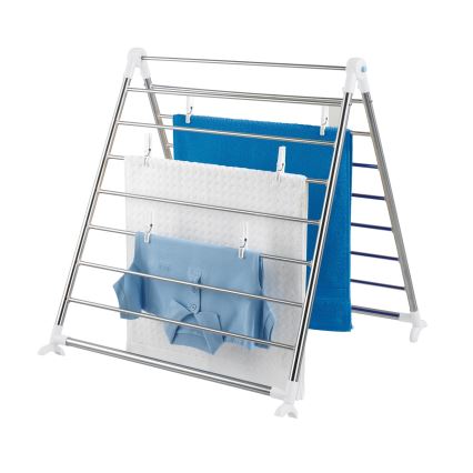 WENKO 3772020100 - Sušiak PROFI 65x150 cm nerez/strieborná/biela